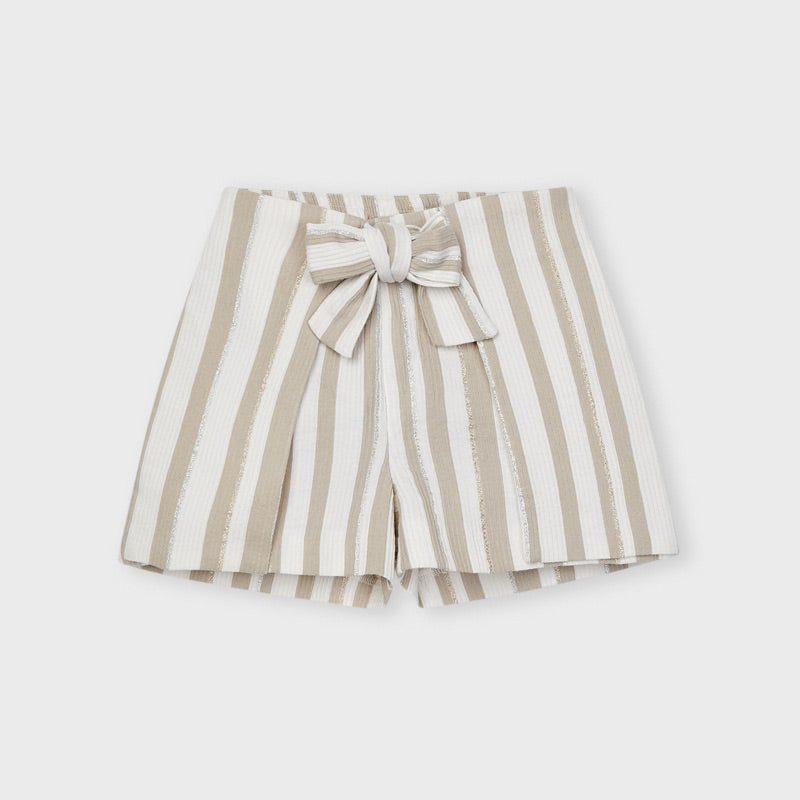 Short rayas lurex