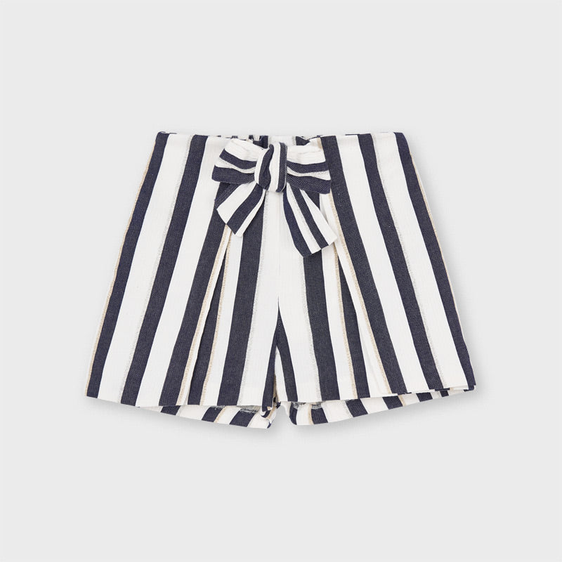 Short rayas lurex