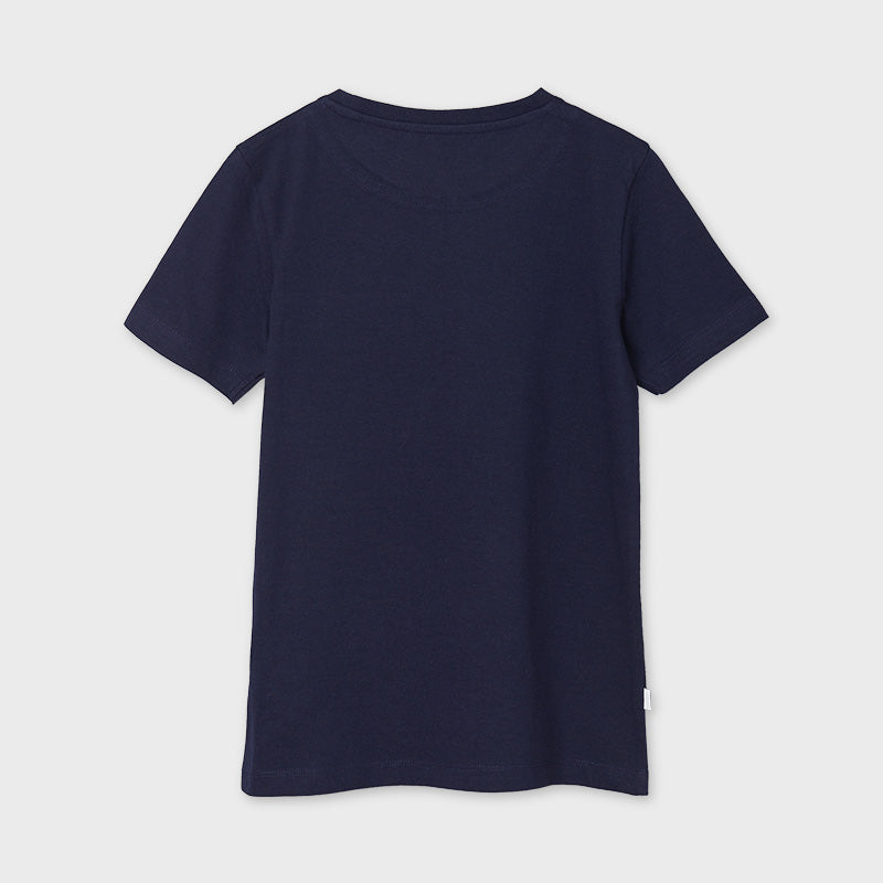 Camiseta bolsillo combinado