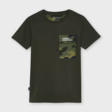 Camiseta bolsillo combinado