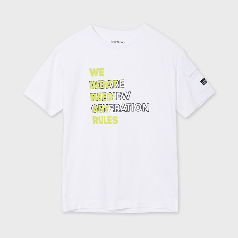 Camiseta m/c bolsillo manga