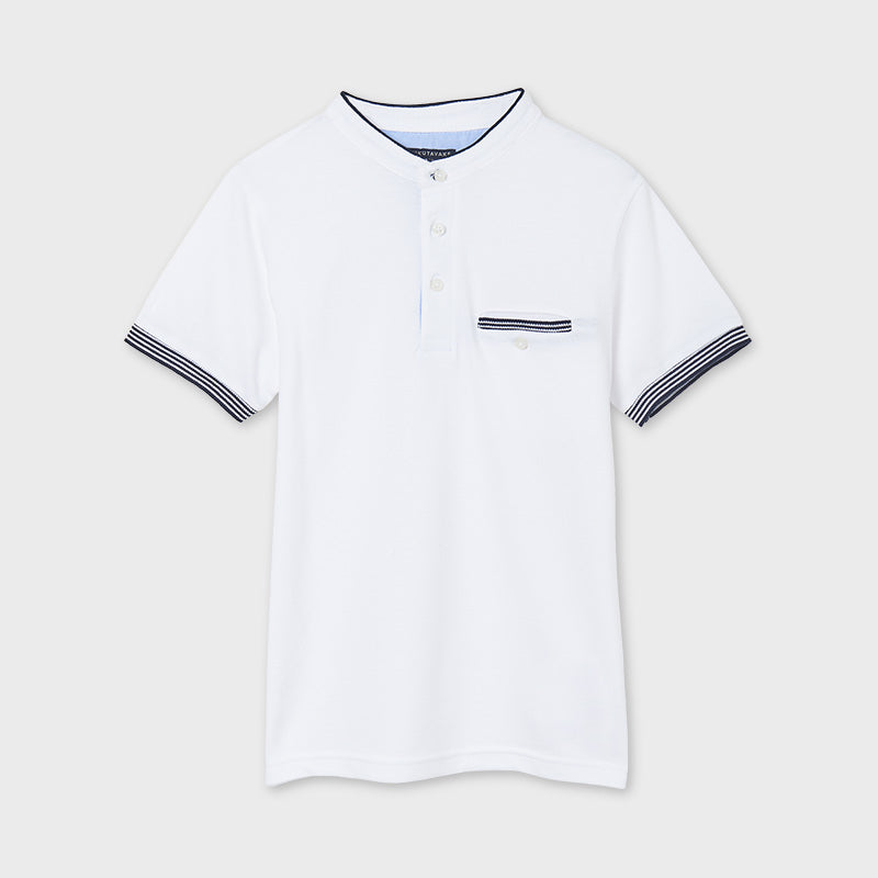 Polo m/c cuello mao junior