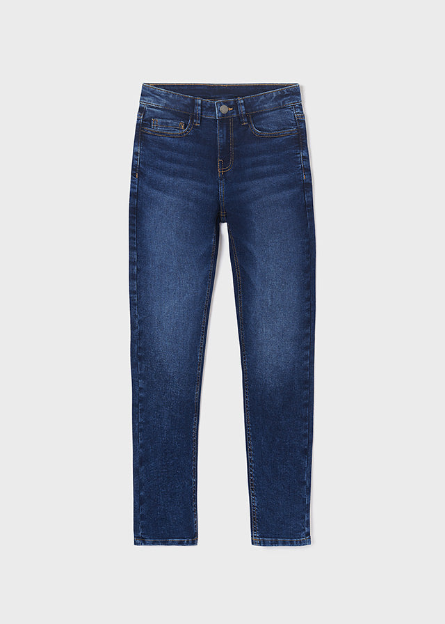 Pant. tejano slim fit básico