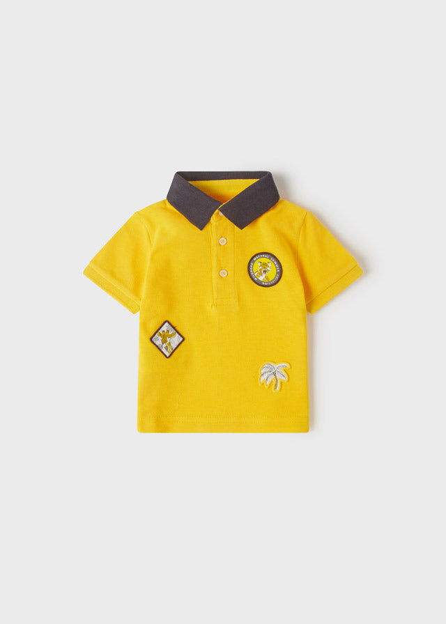 Polo m/c apliques
