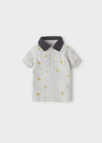 Polo m/c microestampado