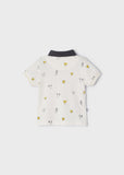 Polo m/c microestampado