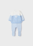 Conjunto new born polaina tricot