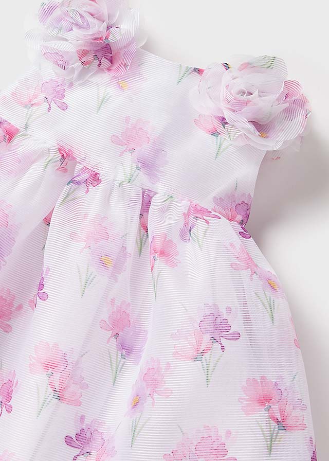 Vestido devore flores