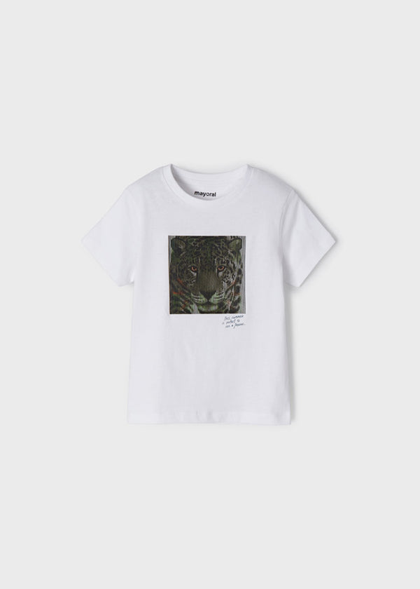 Camiseta m/c lenticular rayas
