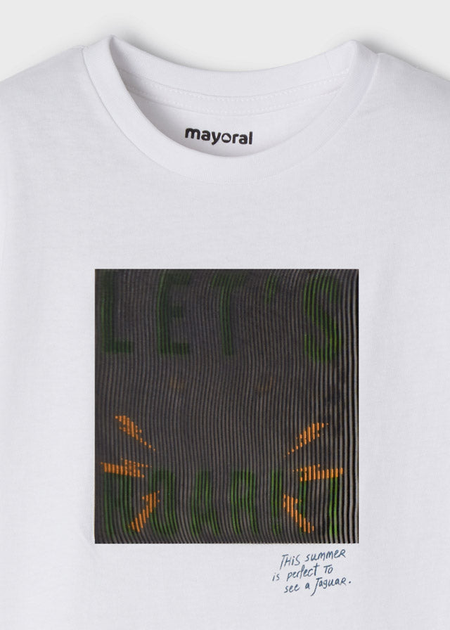 Camiseta m/c lenticular rayas