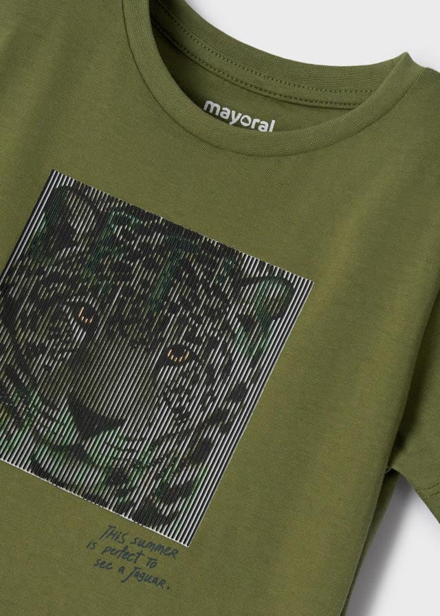 Camiseta m/c lenticular rayas