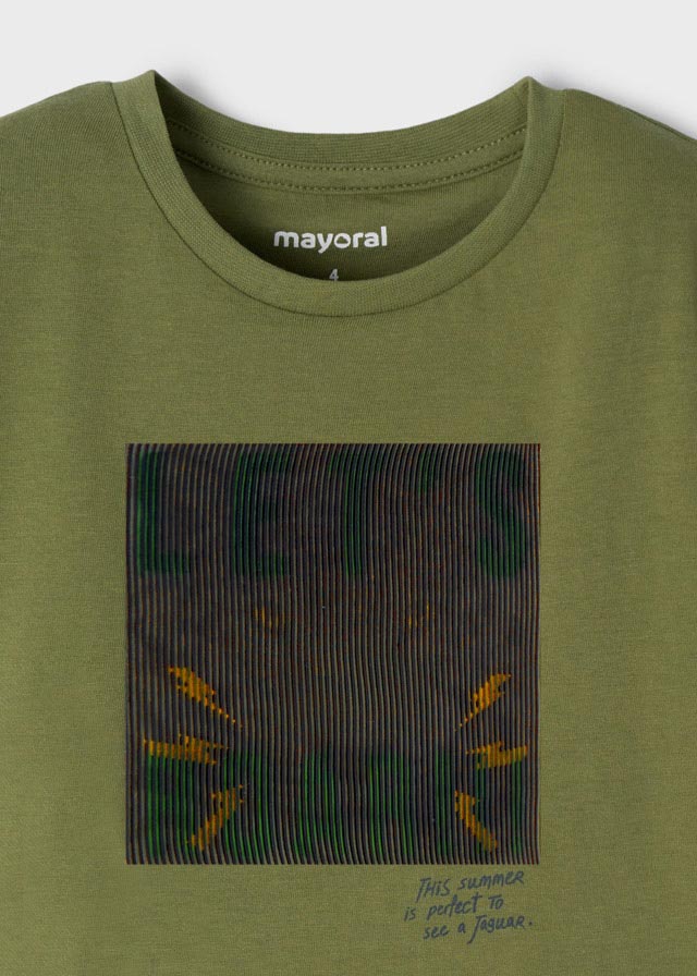 Camiseta m/c lenticular rayas