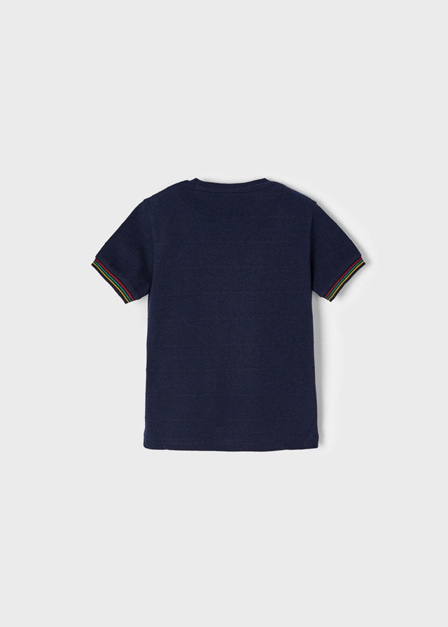Camiseta m/c granito relieve