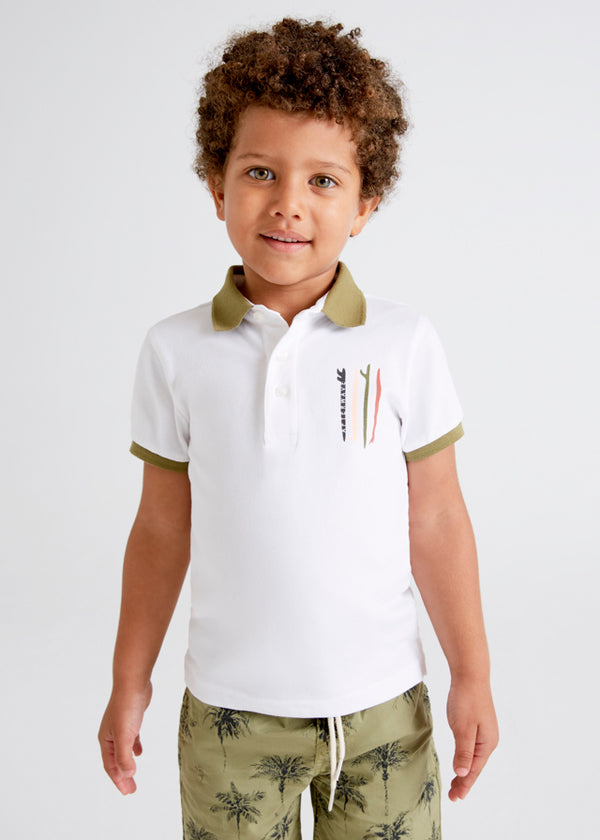 Polo m/c serigrafia afterwave