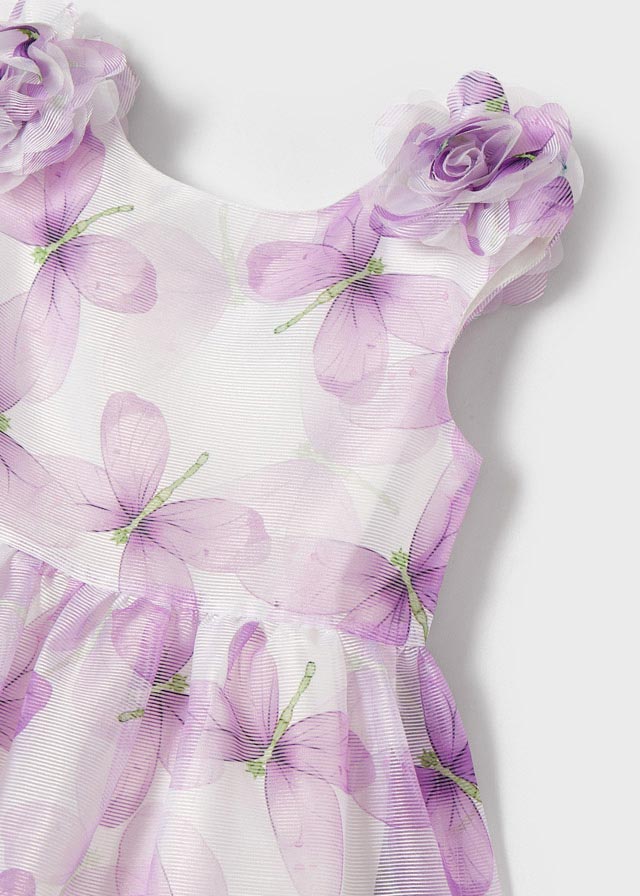 Vestido organza otoman