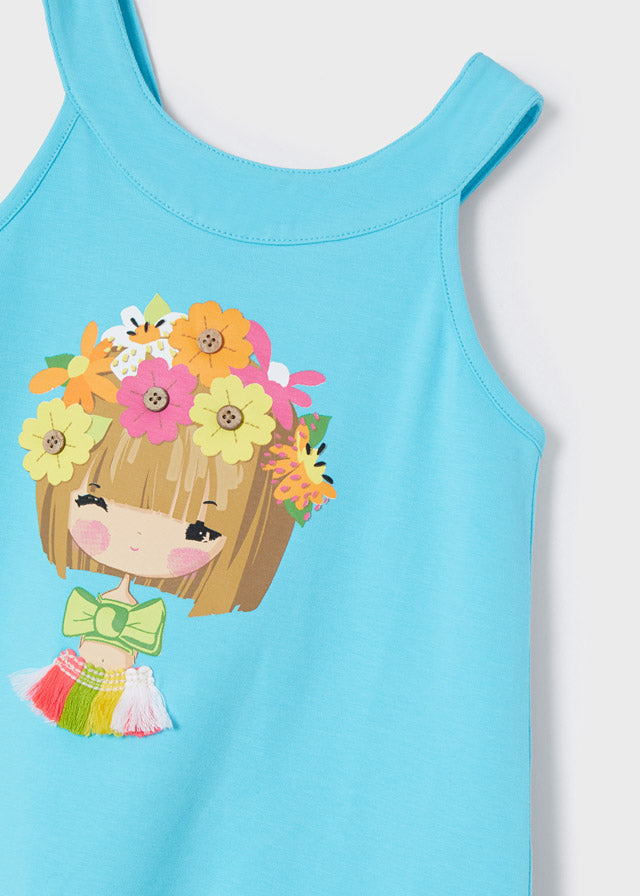Vestido tirante lazo