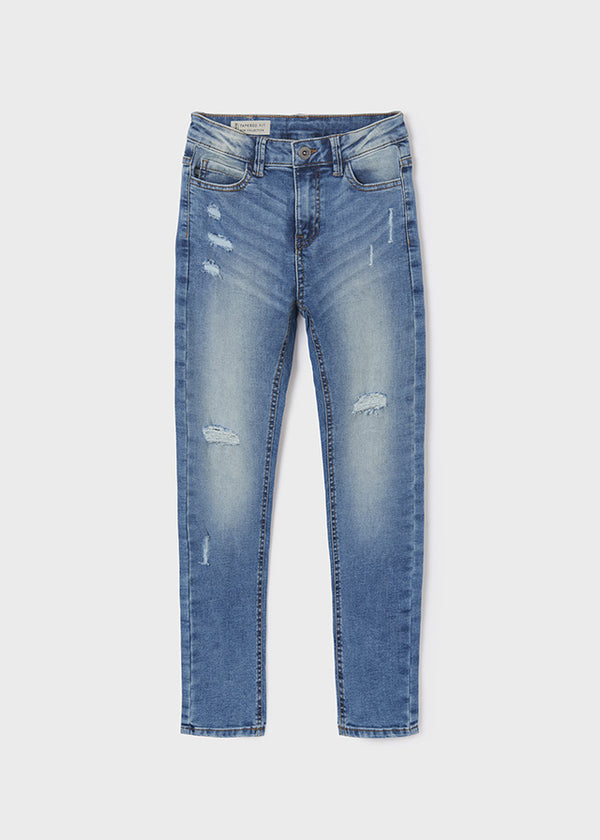Pantalon denim rotos