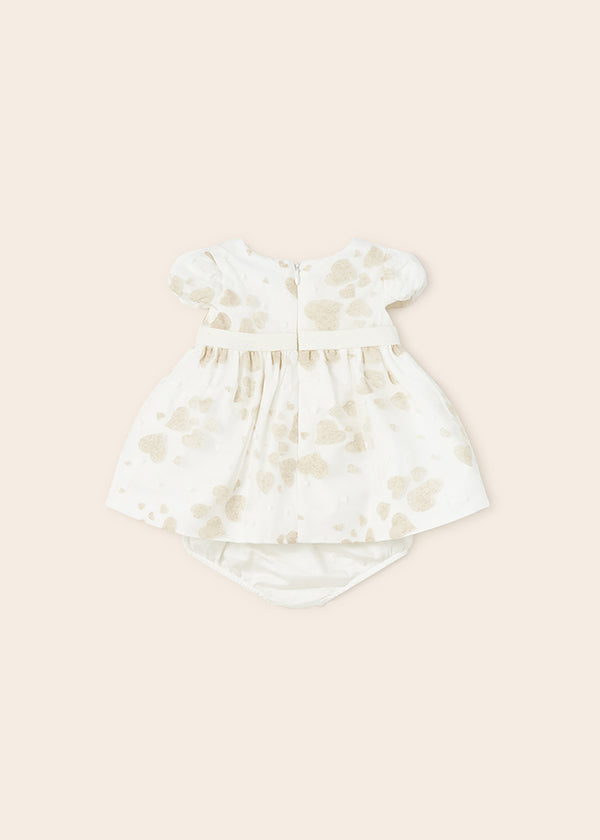 Vestido devore estampado