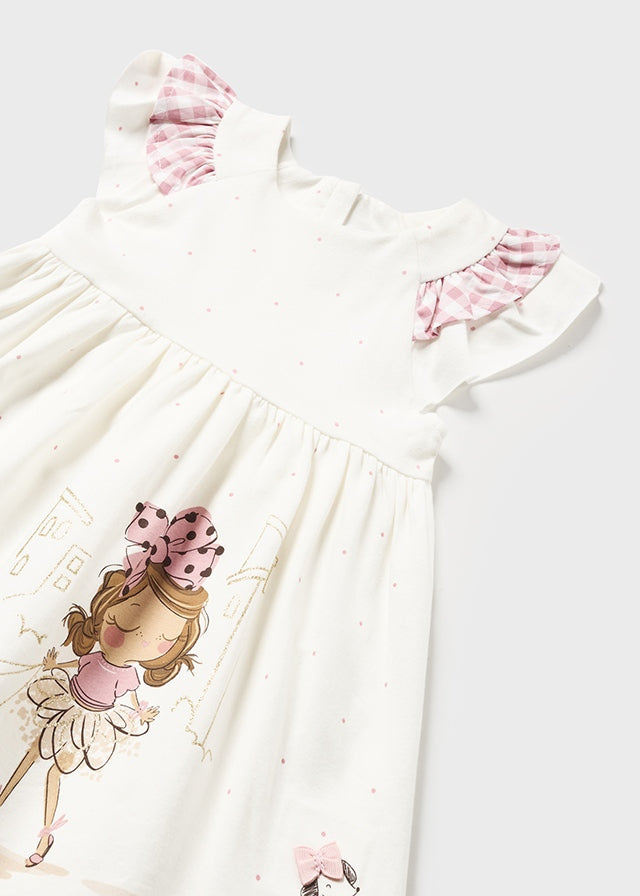 Vestido punto topos