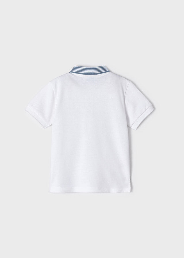 Polo m/c embossed
