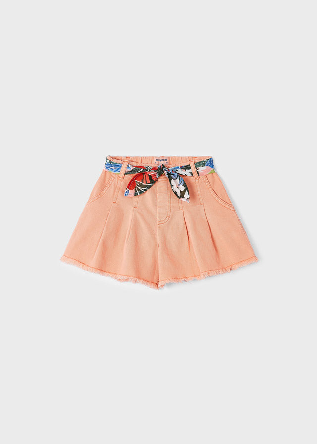 Pantalon corto sarga
