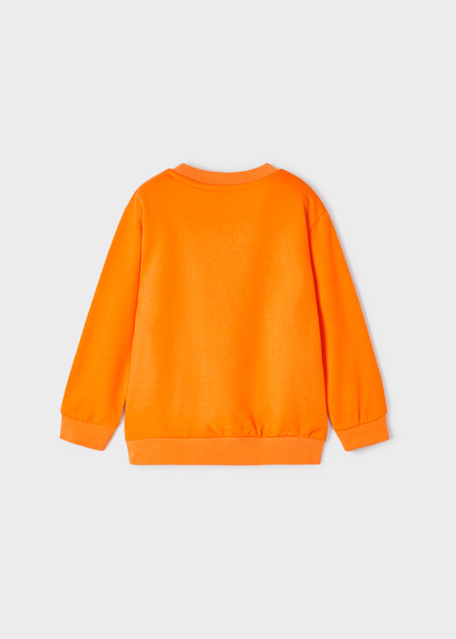 Pullover serigrafia embossed