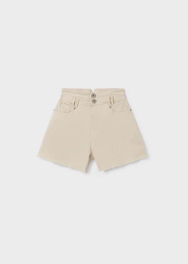 Pantalon corto sarga