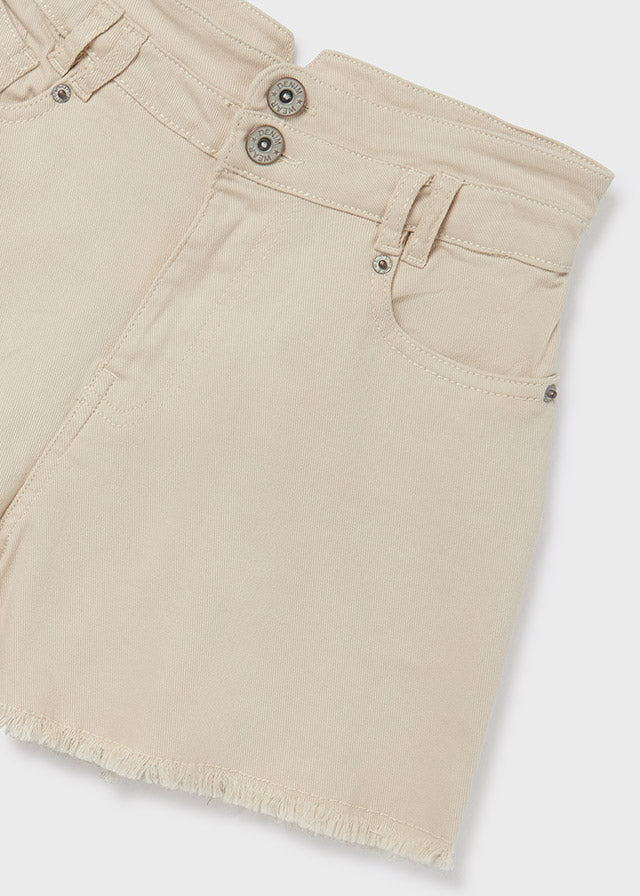 Pantalon corto sarga