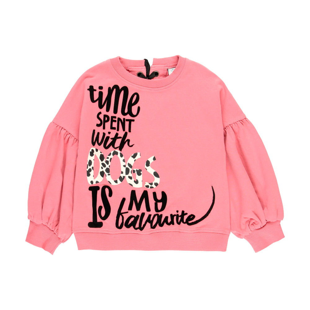 Sudadera felpa letras