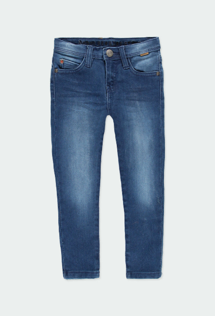 Pantalón denim elástico de niño