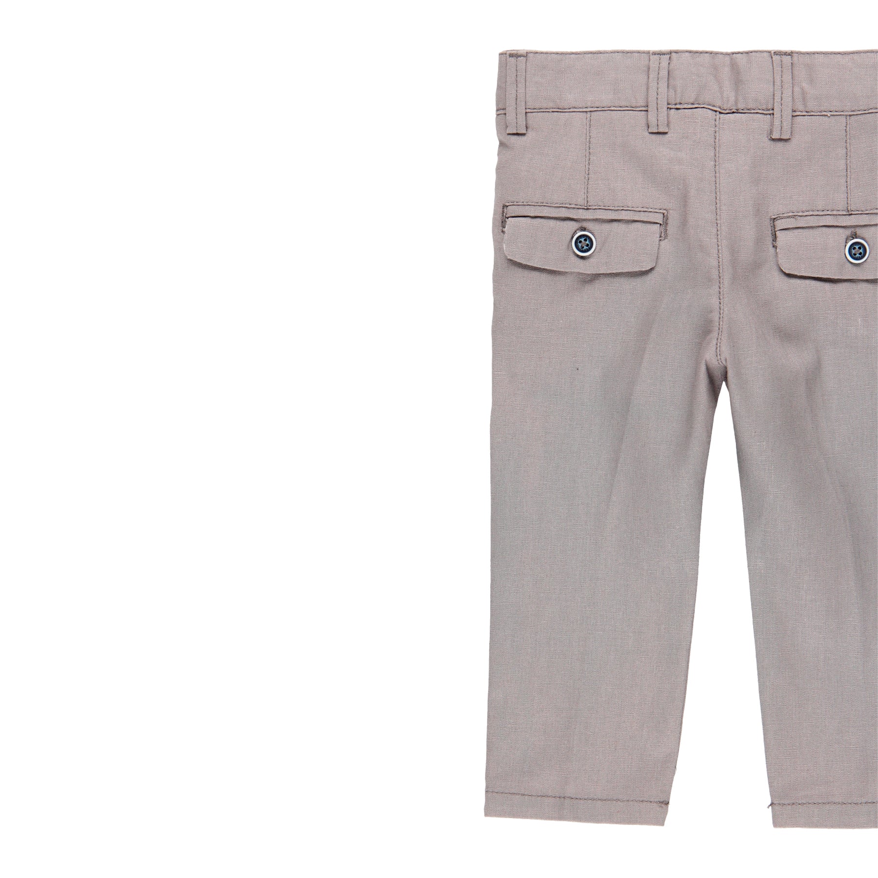 Conjunto pantalon lino y camisa lino m/l de bebe niño