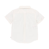 Camisa lino manga corta de niño