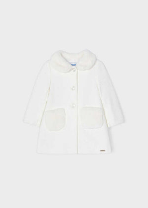 Structured knit coat