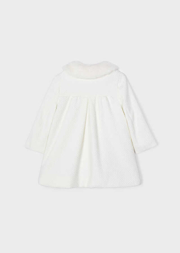 Structured knit coat