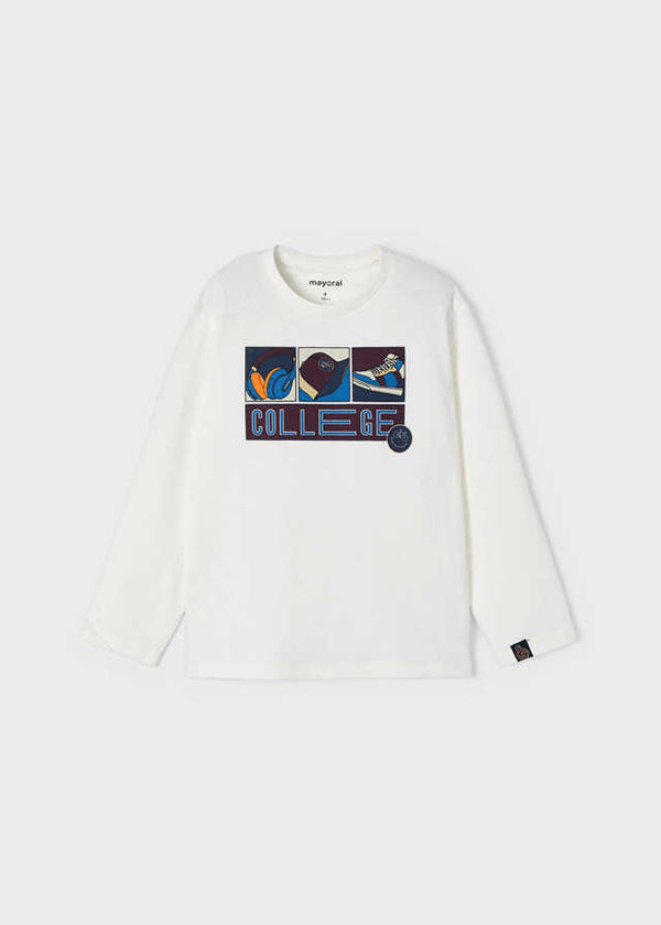 Camiseta m/l college