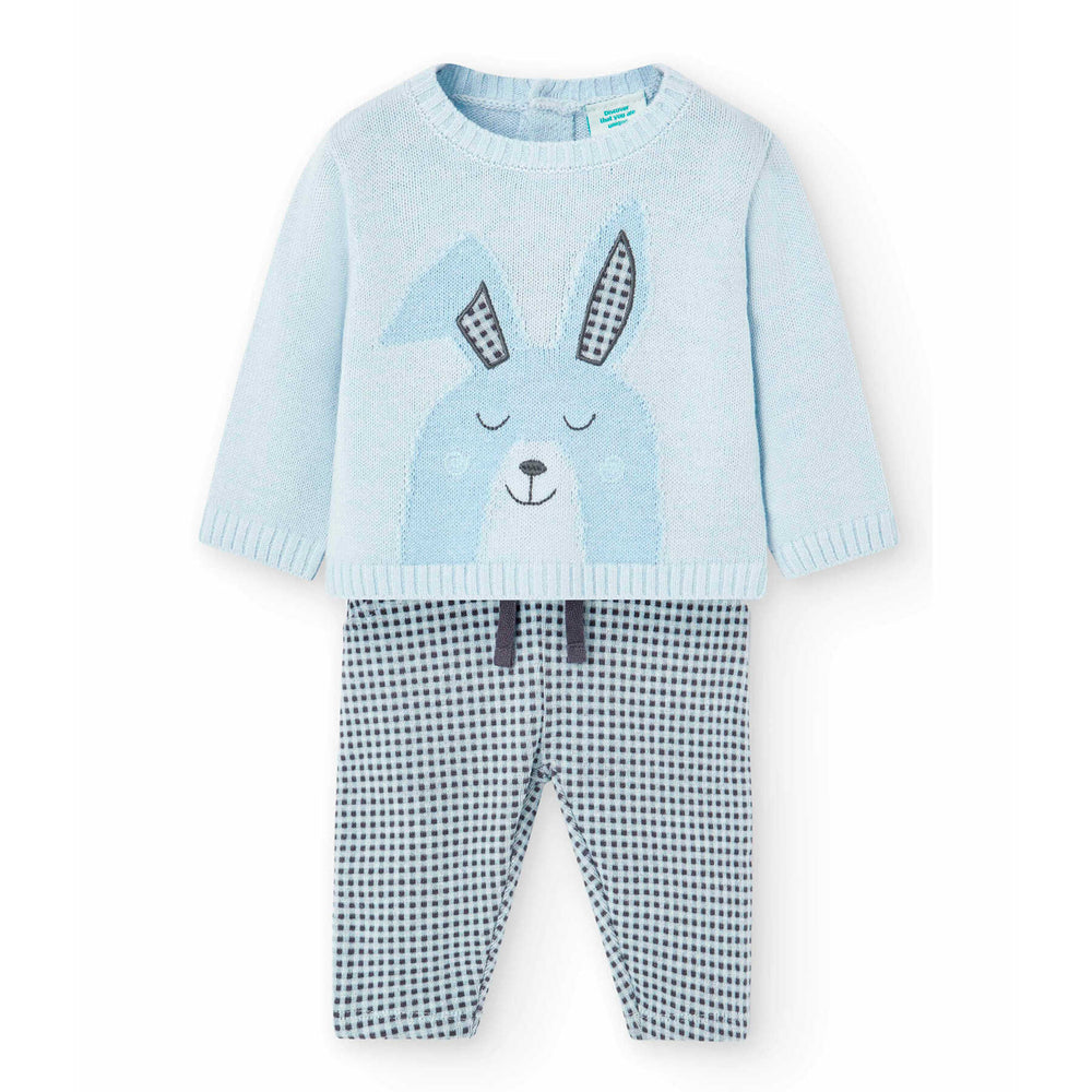Vichy checked knit pack
