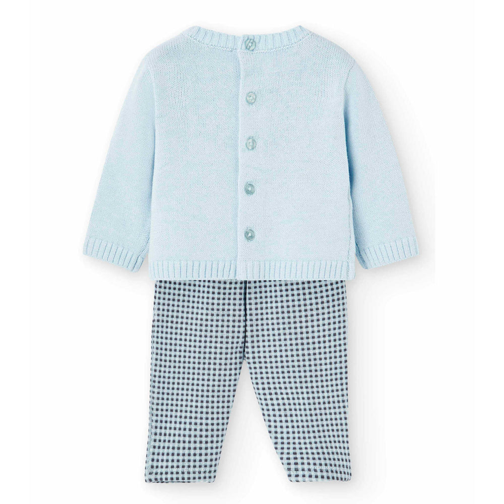 Vichy checked knit pack