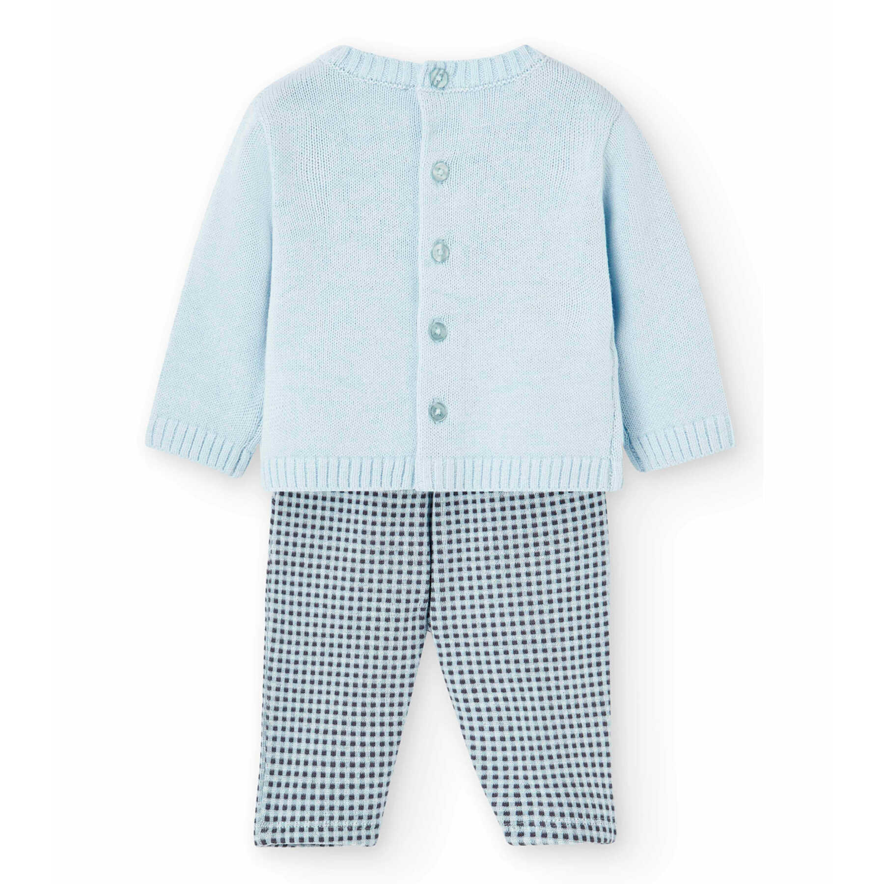Vichy checked knit pack