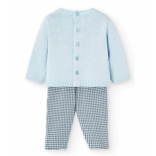 Vichy checked knit pack