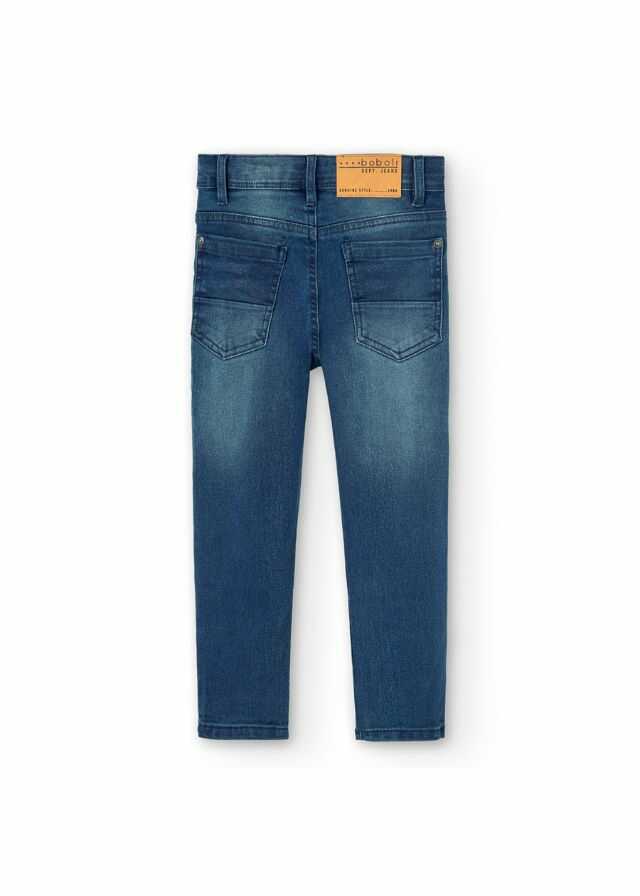 Pantalón denim elástico de niño