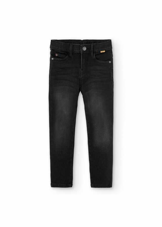 Pantalón denim elástico de niño