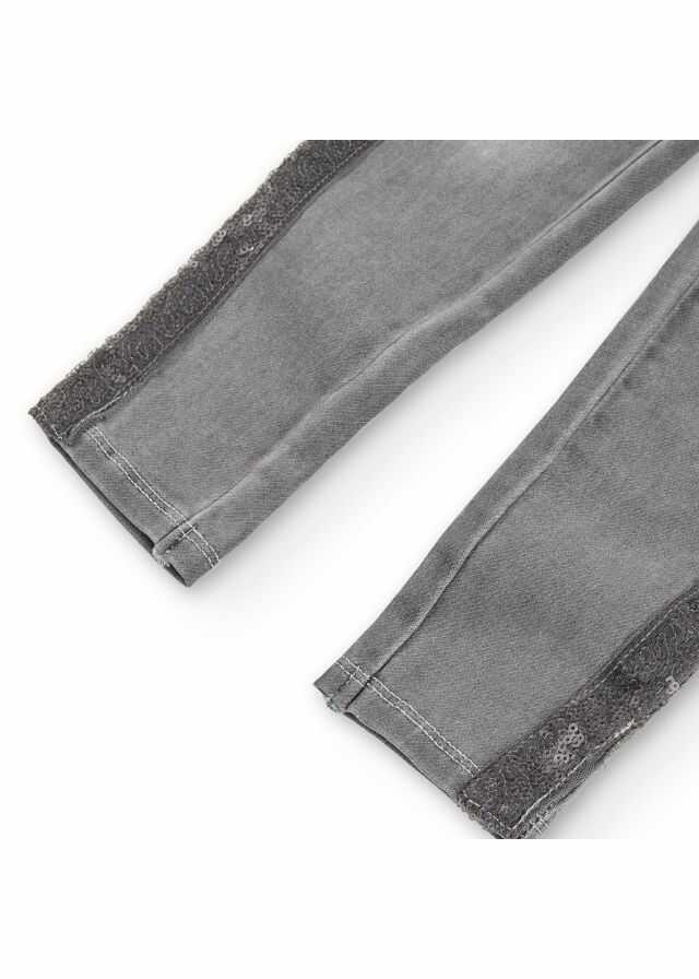 Pantalon denim punto elastico de niña