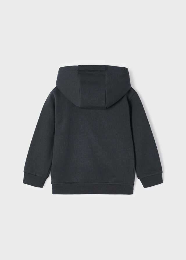 Rubberized appliqué pullover